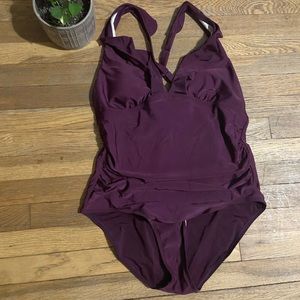 Kona sol plum swimsuit